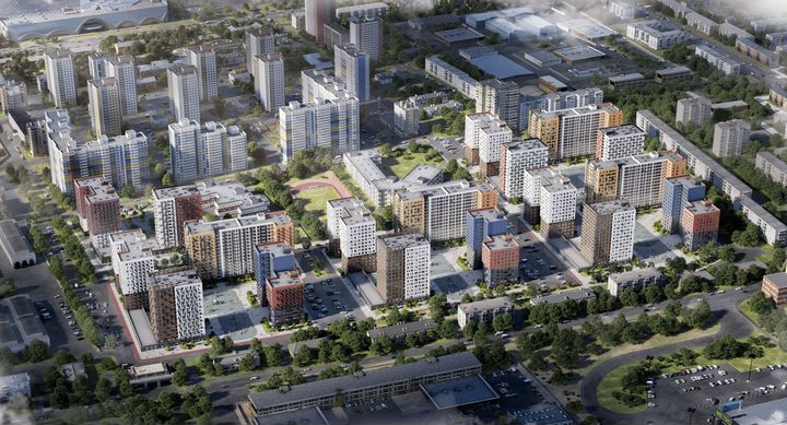 2-к. квартира, 55,5 м², 4/15 эт.