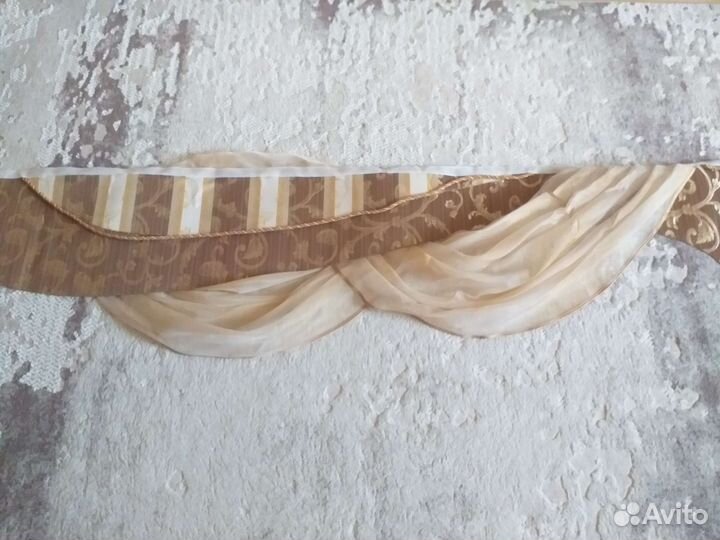 Шторы с ламбрекеном бу