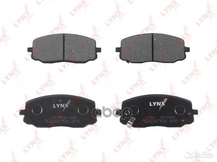 Колодки тормозные дисковые перед BD4409 LYN