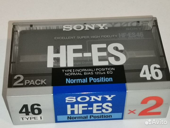 Аудиокассеты Sony HF-ES 46 2pack
