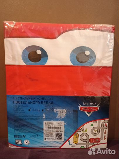 Детское постельное белье Disney Тачки (Орматек)