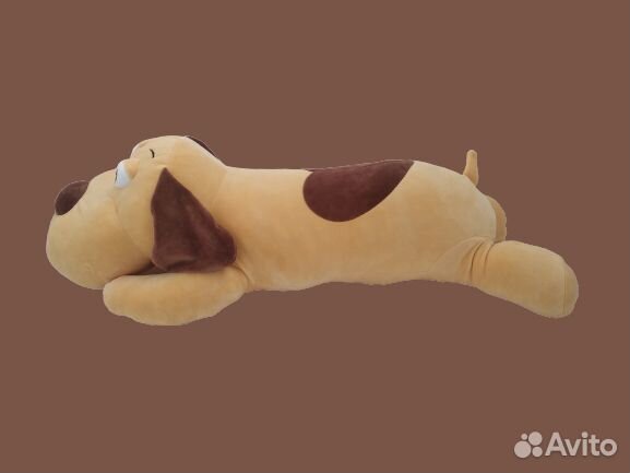 Плюшевая игрушка для сна собака мягкая 70 см