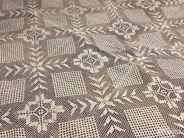 Старинная скатерть ручной работы