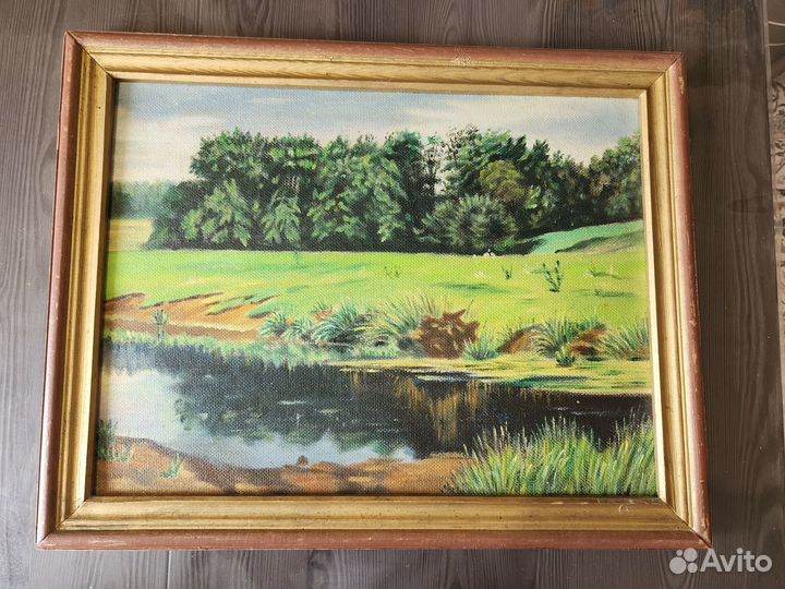 Интерьерные картины,русские пейзажи, 7 шт одним