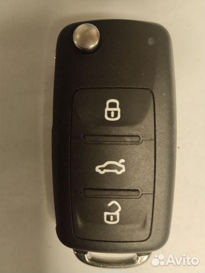 Ключ зажигания Skoda 3TO 837 282 L Оригинал