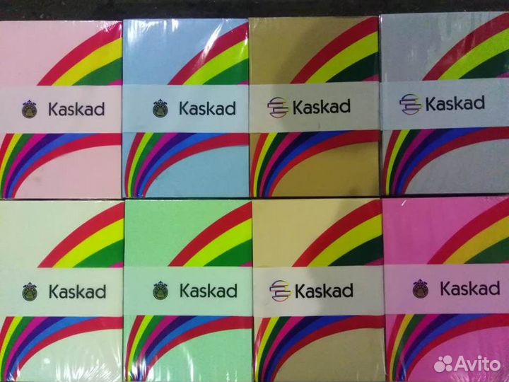 Цветная бумага Кaskad,А4, масса 1м2-80г/м2,Швеция
