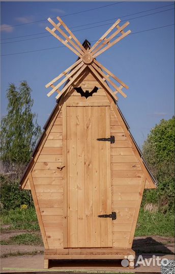 Дачный туалет с установкой KEY674