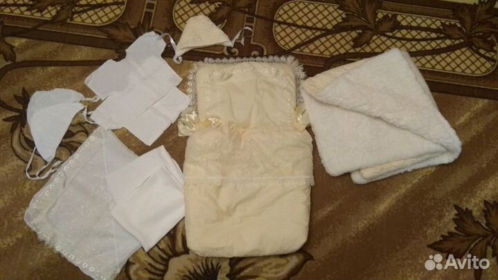 Комплект на выписку для новорожденных (зима)