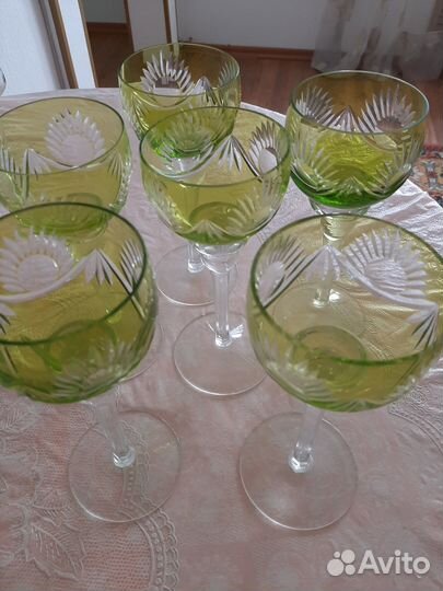 Хрустальные фужеры для шампанского