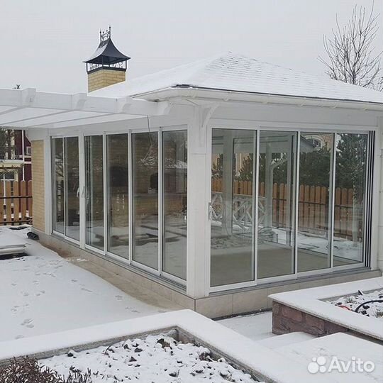 Остекление веранд, беседок