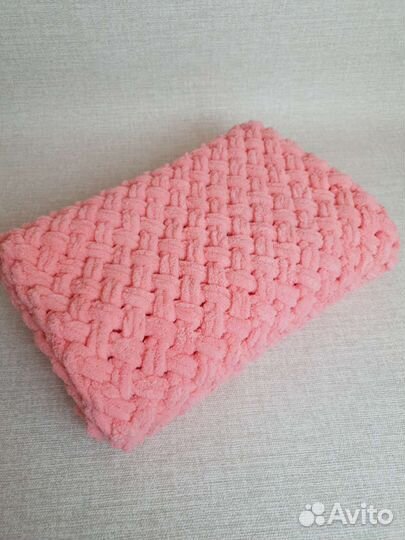 Плед вязаный детский ручная работа