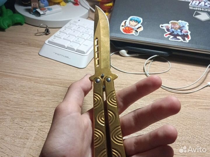 Нож складной ручной работы