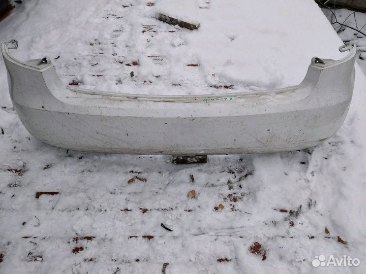 Бампер задний Skoda Fabia