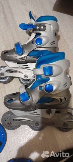 Роликовые коньки детские раздвижные