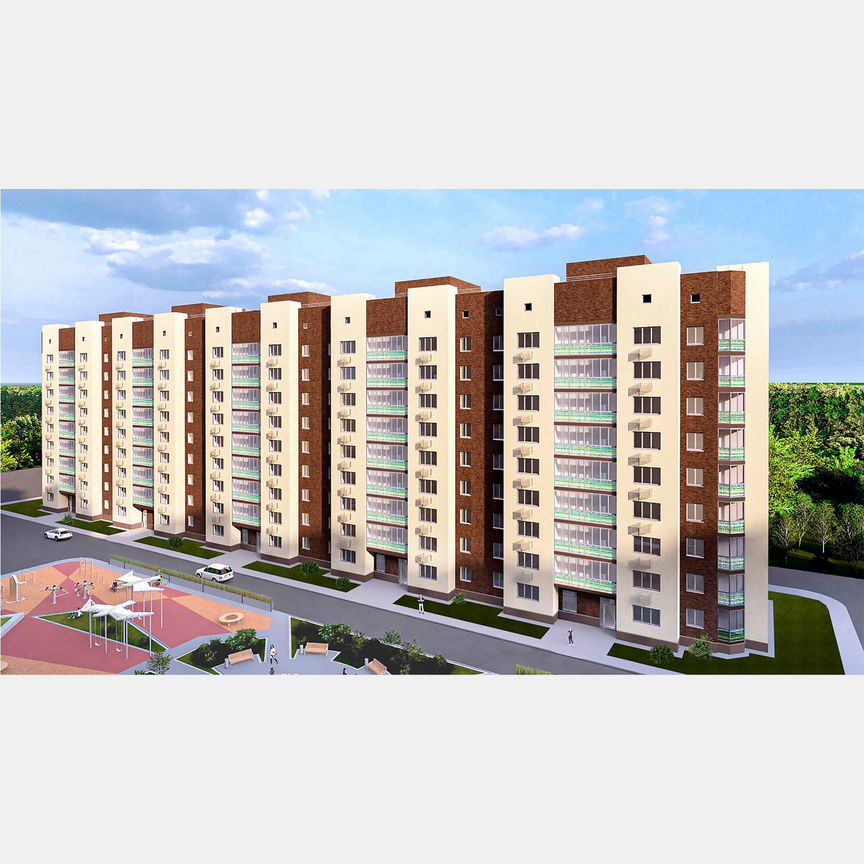 2-к. квартира, 62,9 м², 1/9 эт.