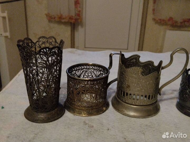 Подстаканник мельхиор СССР