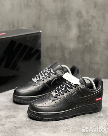 Кроссовки Nike Air Force Supreme черные