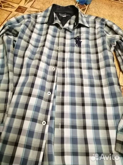 Рубашка на мальчика 146 Турция, с вышивкой