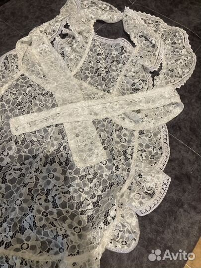 Белый школьный фартук134