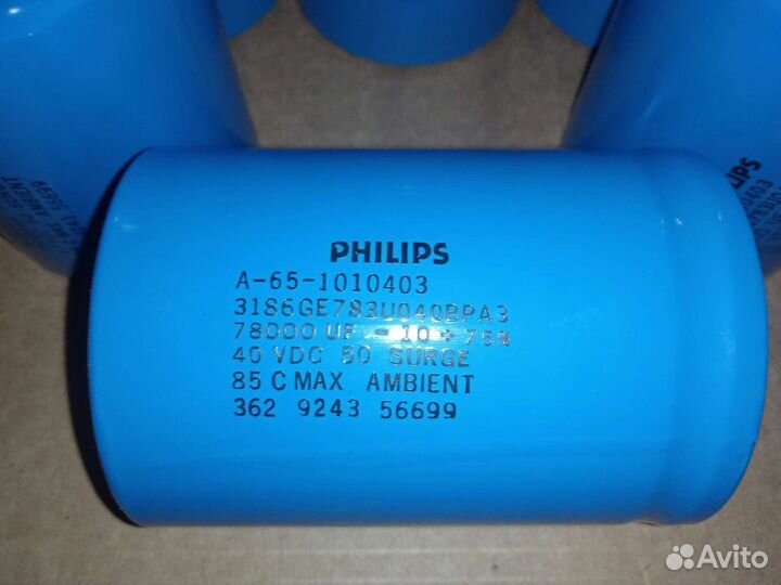 Конденсаторы Philips 78000 мкФ 40 Вольт