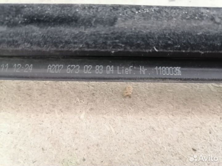 Молдинг стекла хром mercedes w207