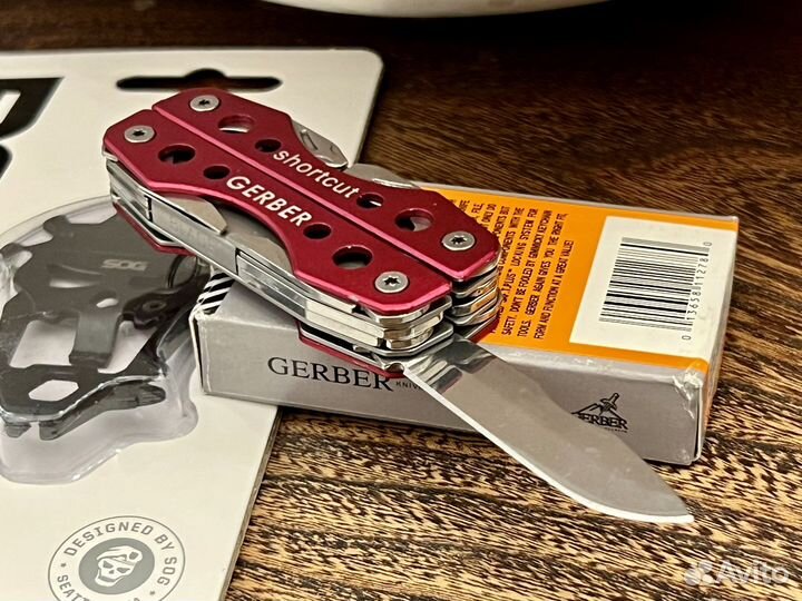 Gerber Shortcut + SOG MacV Tool SM1001 мультитул