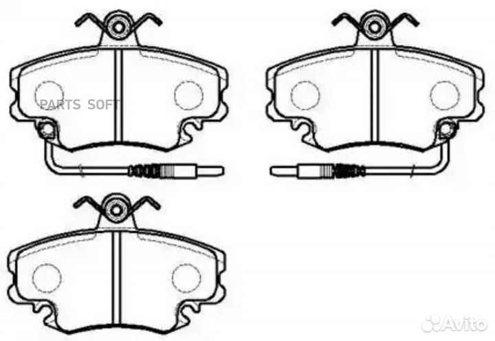 HSB HP9467 Колодки тормозные дисковые