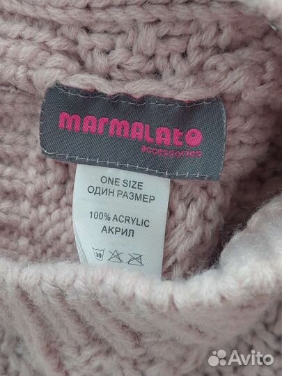 Комплект шапка и шарф женские