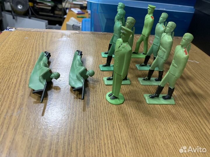 Солдатики Прогресс колкий пластик СССР