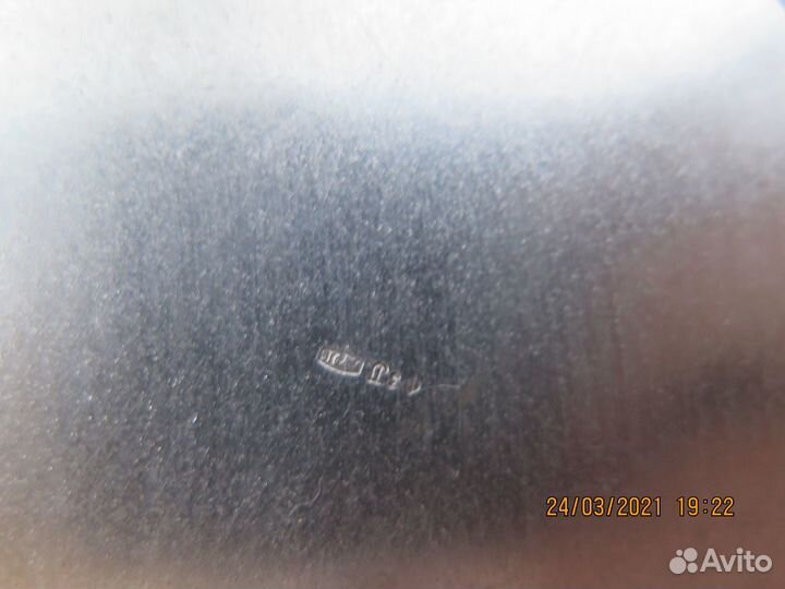 Серебряная сахарница, конфетница 916 пробы, Таллин