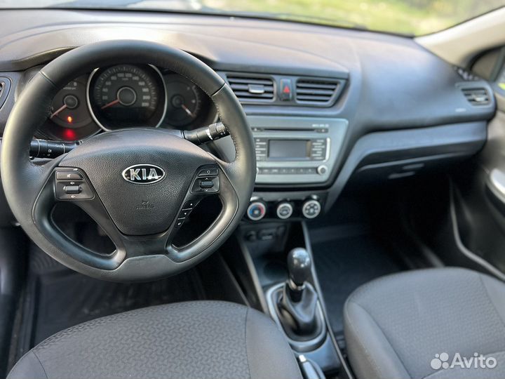 Kia Rio 1.4 МТ, 2016, 182 000 км