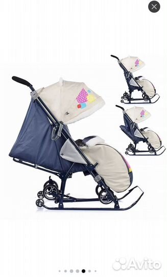 Санки коляска Ника 7
