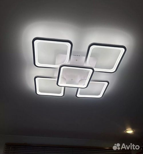 Светодиодная люстра с пультом LED потолочная