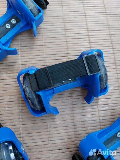 Ролики детские 2 колеса светящиеся колеса