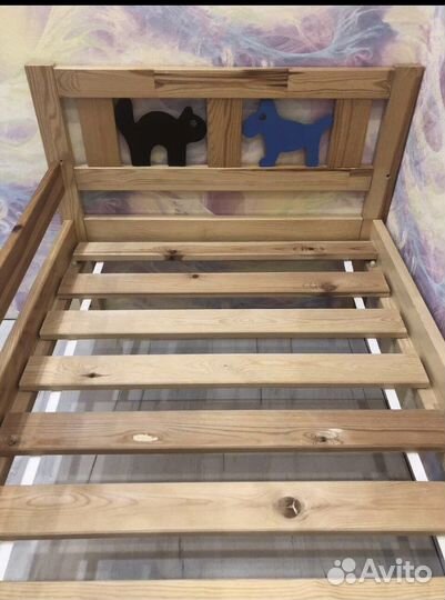 Детская кровать IKEA с матрасом