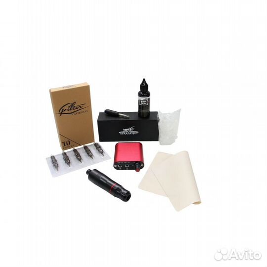 Готовый тату набор с машинкой Javelin и блоком Min