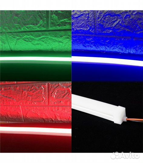 Термостойкий неон для Бани,14х14. IP67