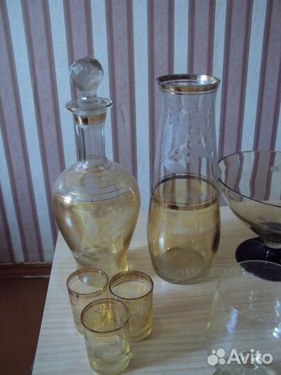 Винтажная стеклянная посуда 60 годов СССР