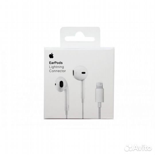 Наушники apple earpods lightning connector
