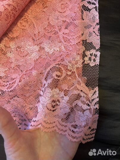 Ткань сатин 3м+кружево 3м