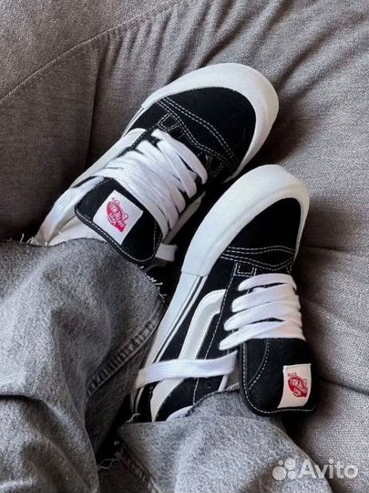 Кроссовки Vans knu skool дутыши женские