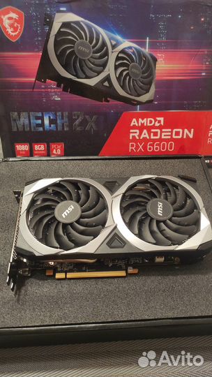 Видеокарта MSI RX6600 8GB