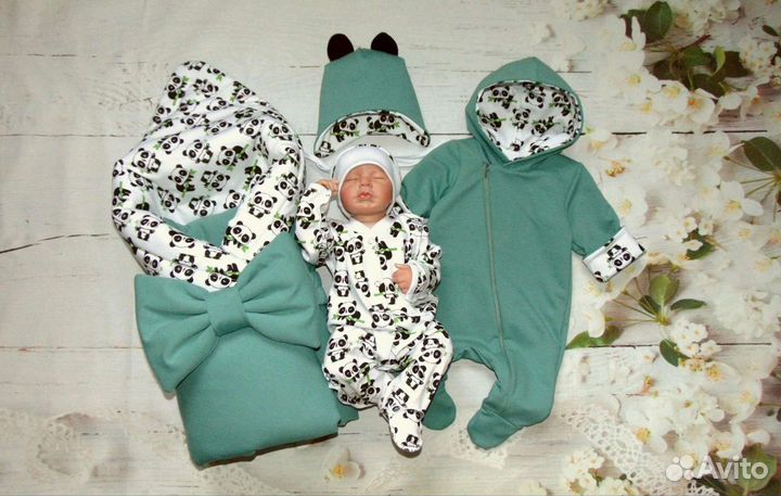 Конверт,комплект на выписку лето/деми