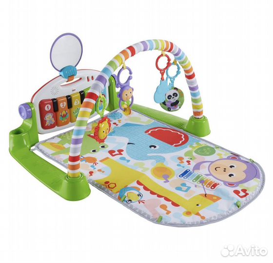 Развивающий коврик с пианино fisher price