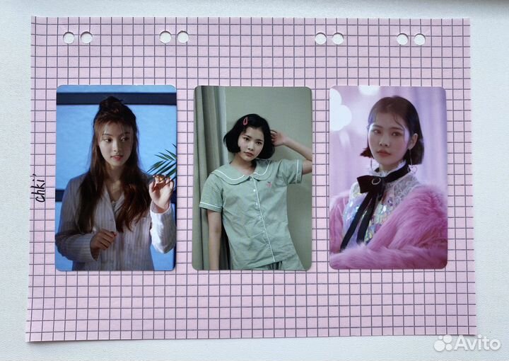 Оригинальные фотокарты itzy, bts, weki meki, stayc