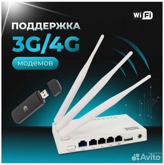 Wifi роутер Netis с usb-разъемом под модем