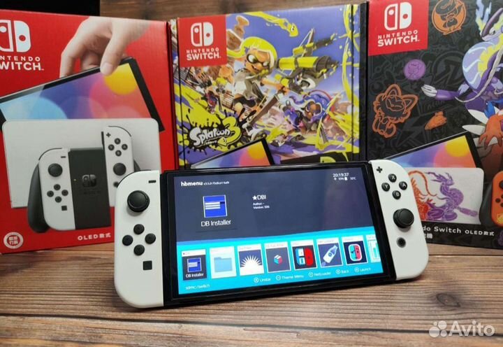 NintendoSwitch Oled Чип 300Gb+Любые Игры Бесплатно