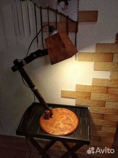 Лампа настольная ручная работа