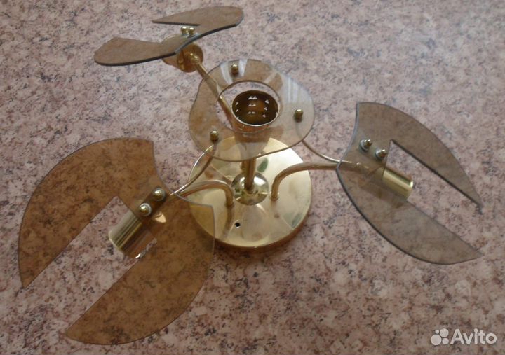 Люстра потолочная и бра - б/у