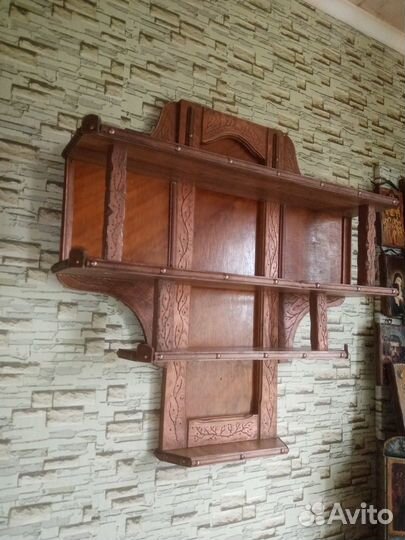 Навесная полка-поставец, киот, Винтажный стиль